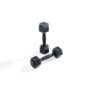 Hexagonal dumbbell 2kg Black - Image 2