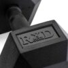 Hexagonal dumbbell 2,5kg Black - Image 6