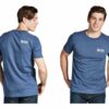 T-shirt man blue/white XL - Image 2