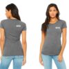 T-shirt woman grey/white XL - Image 2